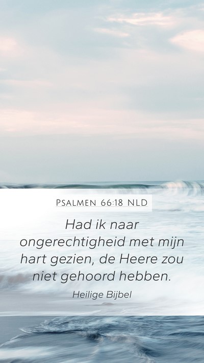Psalmen 66:18 NLD Bible Verse Image
