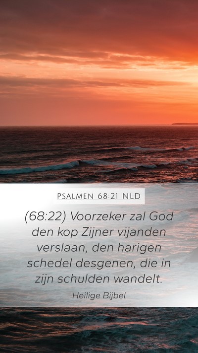 Psalmen 68:21 NLD Bible Verse Image