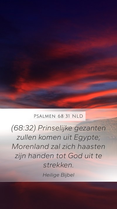 Psalmen 68:31 NLD Bible Verse Image