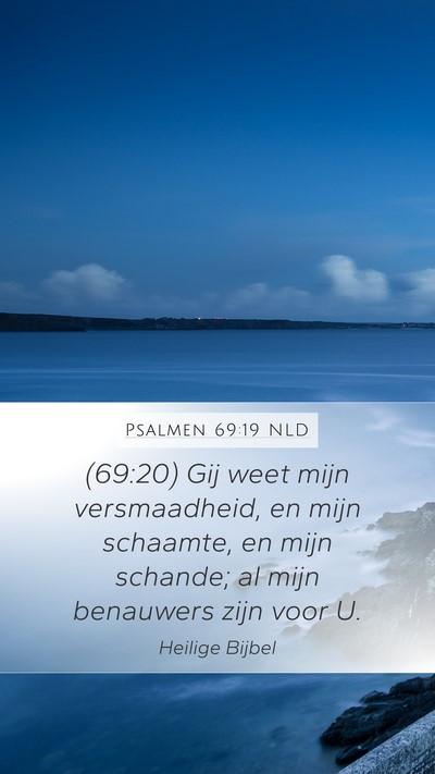 Psalmen 69:19 NLD Bible Verse Image