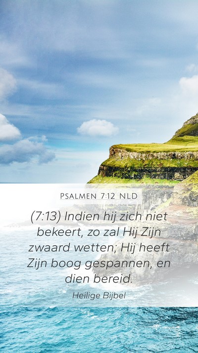 Psalmen 7:12 NLD Bible Verse Image