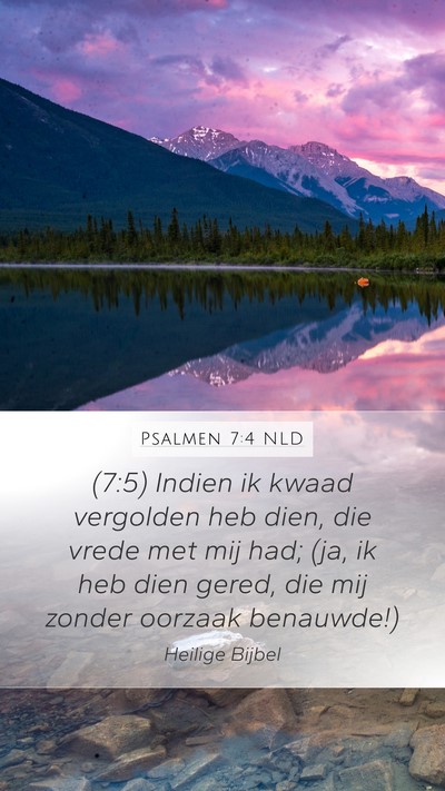 Psalmen 7:4 NLD Bible Verse Image
