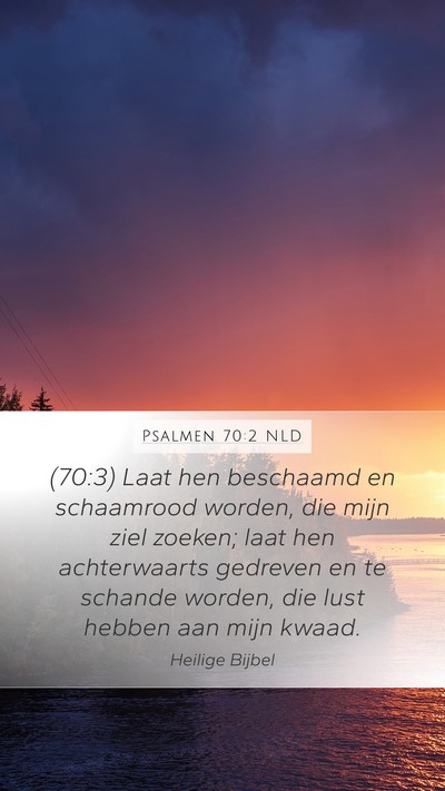 Psalmen 70:2 NLD Bible Verse Image