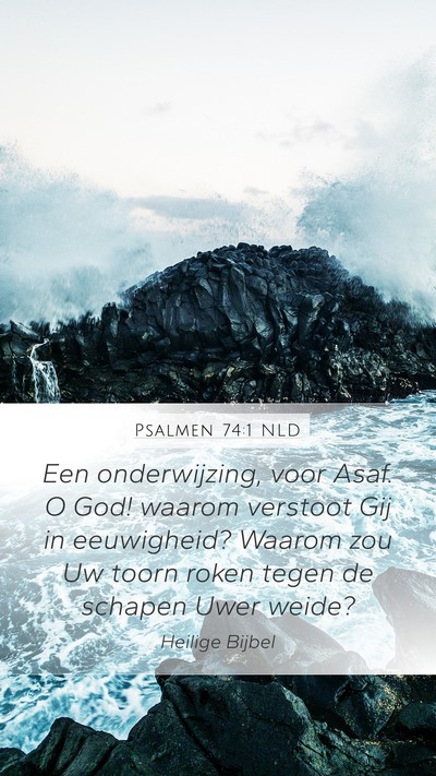 Psalmen 74:1 NLD Bible Verse Image