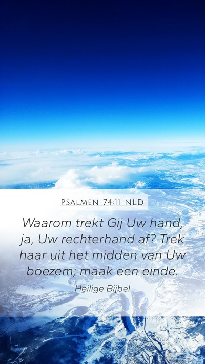 Psalmen 74:11 NLD Bible Verse Image