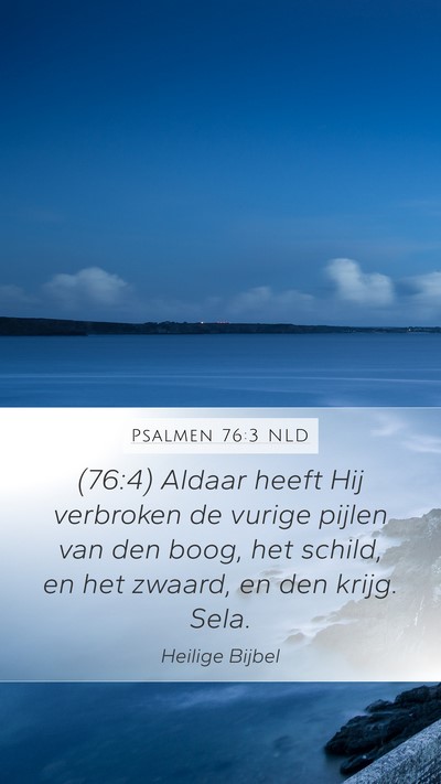 Psalmen 76:3 NLD Bible Verse Image