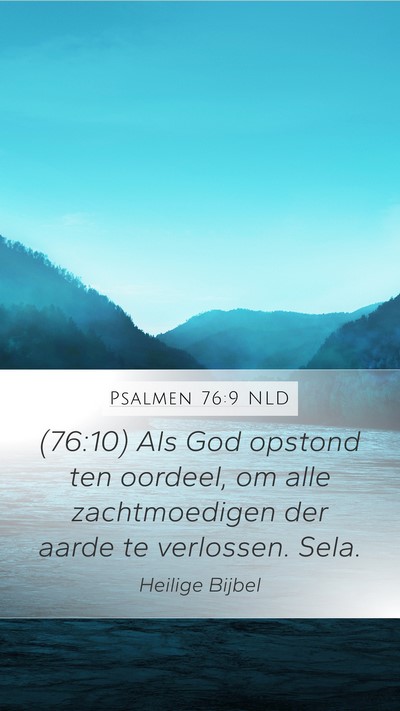 Psalmen 76:9 NLD Bible Verse Image