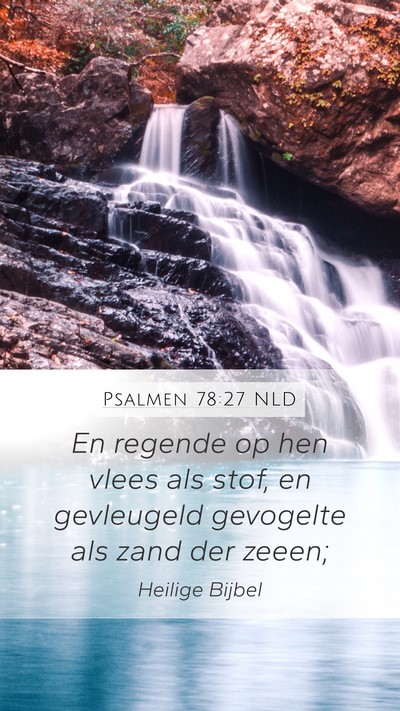 Psalmen 78:27 NLD Bible Verse Image