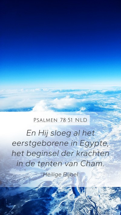 Psalmen 78:51 NLD Bible Verse Image