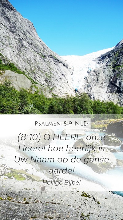 Psalmen 8:9 NLD Bible Verse Image