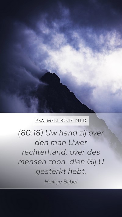 Psalmen 80:17 NLD Bible Verse Image