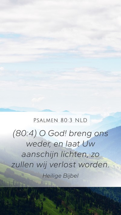 Psalmen 80:3 NLD Bible Verse Image