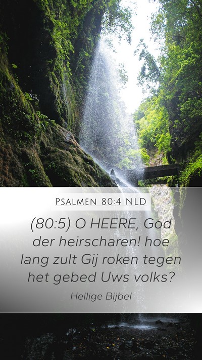Psalmen 80:4 NLD Bible Verse Image