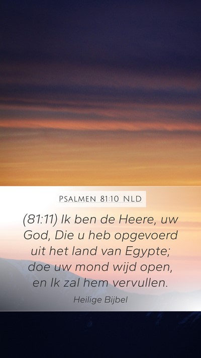 Psalmen 81:10 NLD Bible Verse Image