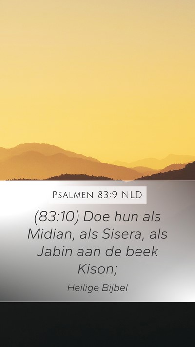 Psalmen 83:9 NLD Bible Verse Image