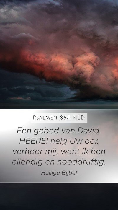 Psalmen 86:1 NLD Bible Verse Image
