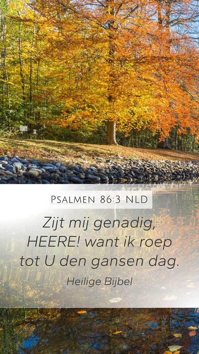 Psalmen 86:3 NLD Bible Verse Image