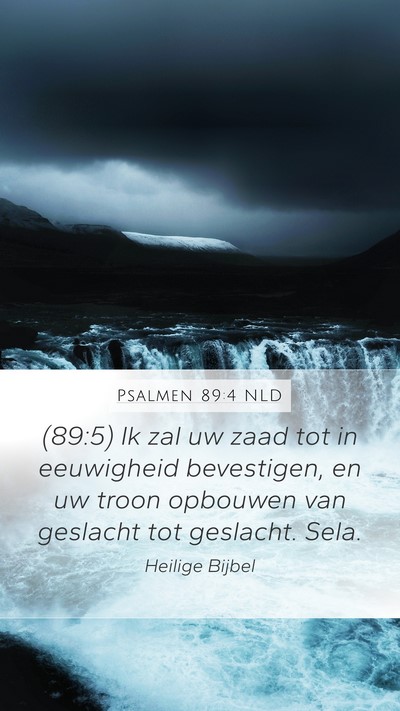 Psalmen 89:4 NLD Bible Verse Image