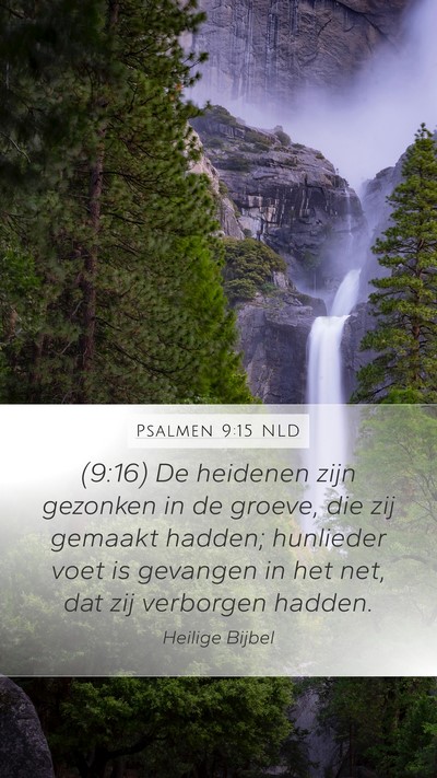 Psalmen 9:15 NLD Bible Verse Image