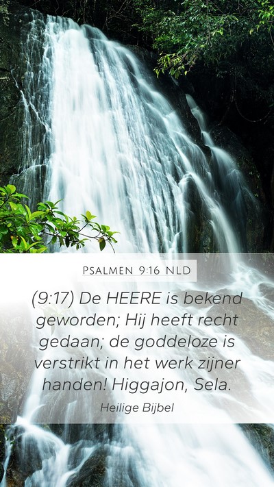 Psalmen 9:16 NLD Bible Verse Image