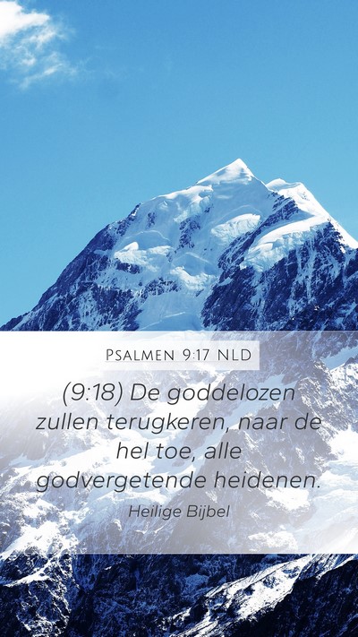 Psalmen 9:17 NLD Bible Verse Image