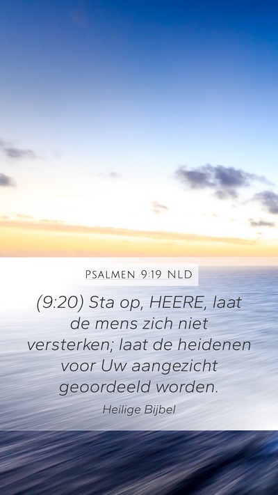 Psalmen 9:19 NLD Bible Verse Image