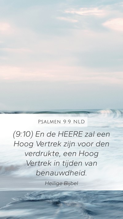 Psalmen 9:9 NLD Bible Verse Image