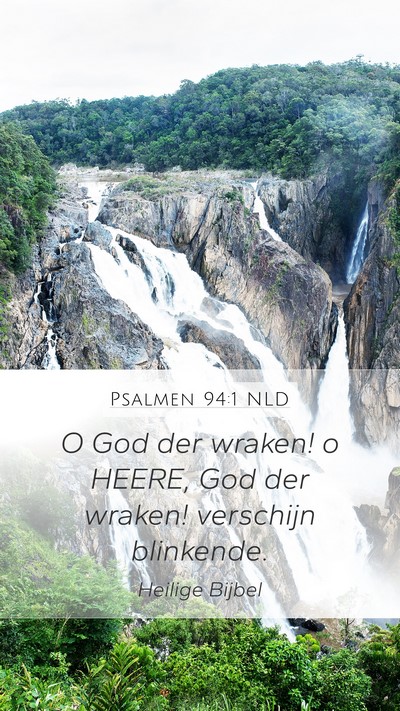 Psalmen 94:1 NLD Bible Verse Image