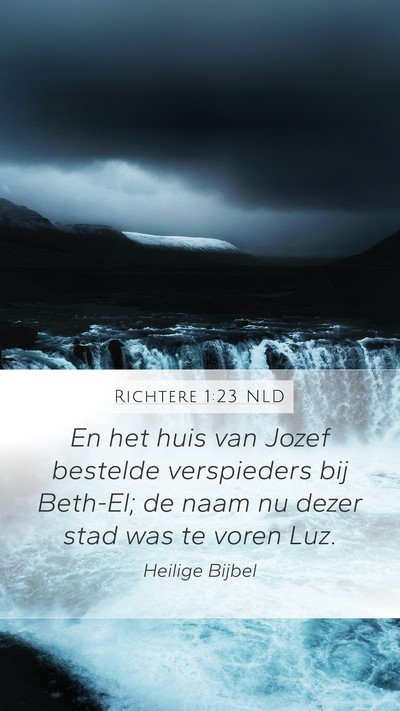 Richtere 1:23 NLD Bible Verse Image