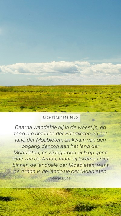 Richtere 11:18 NLD Bible Verse Image