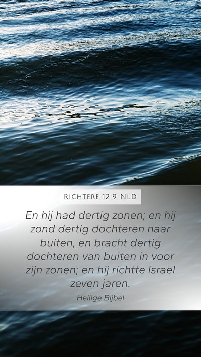 Richtere 12:9 NLD Bible Verse Image