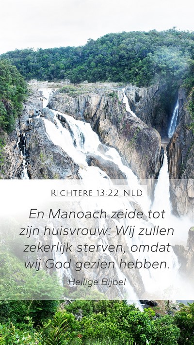 Richtere 13:22 NLD Bible Verse Image