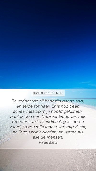 Richtere 16:17 NLD Bible Verse Image