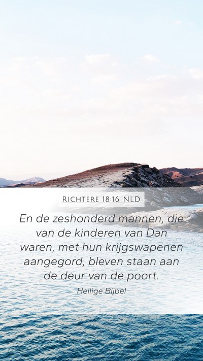 Richtere 18:16 NLD Bible Verse Image