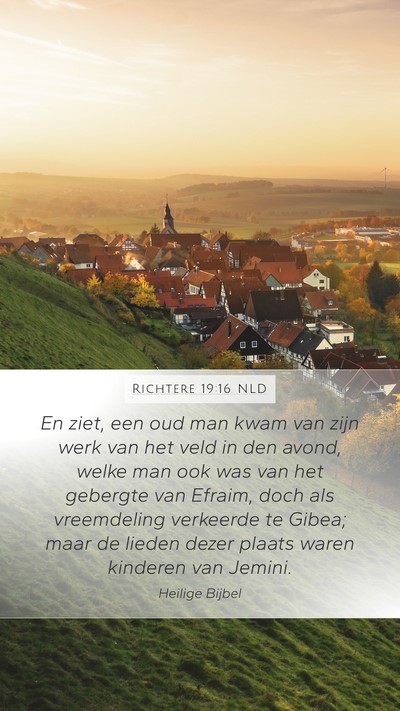 Richtere 19:16 NLD Bible Verse Image