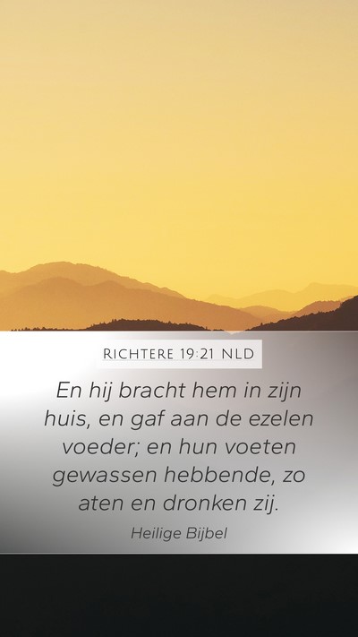 Richtere 19:21 NLD Bible Verse Image