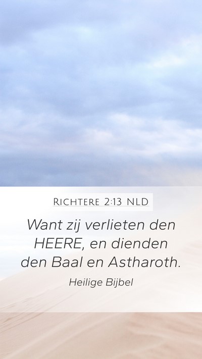 Richtere 2:13 NLD Bible Verse Image