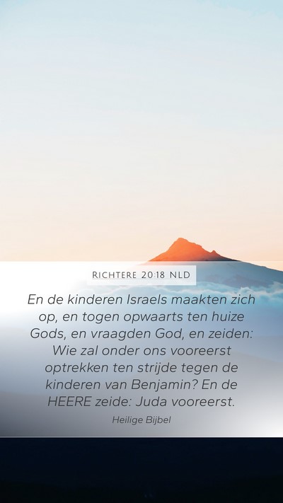 Richtere 20:18 NLD Bible Verse Image