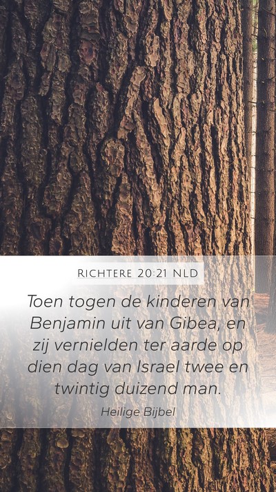 Richtere 20:21 NLD Bible Verse Image