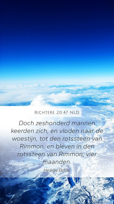 Richtere 20:47 NLD Bible Verse Image