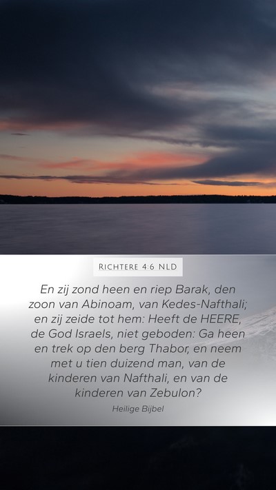Richtere 4:6 NLD Bible Verse Image