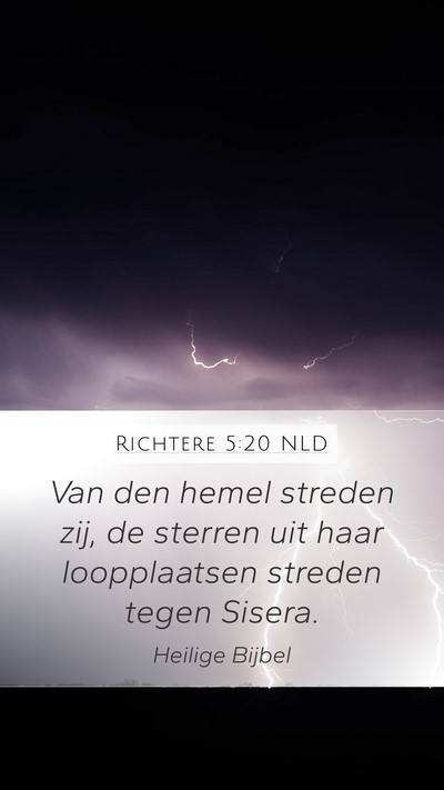 Richtere 5:20 NLD Bible Verse Image