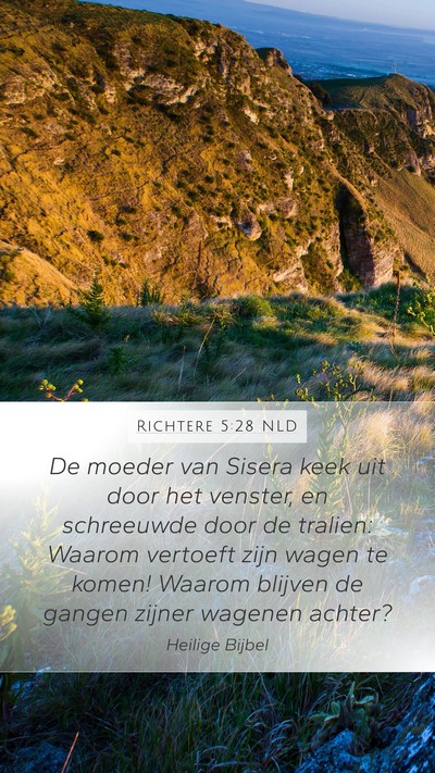 Richtere 5:28 NLD Bible Verse Image