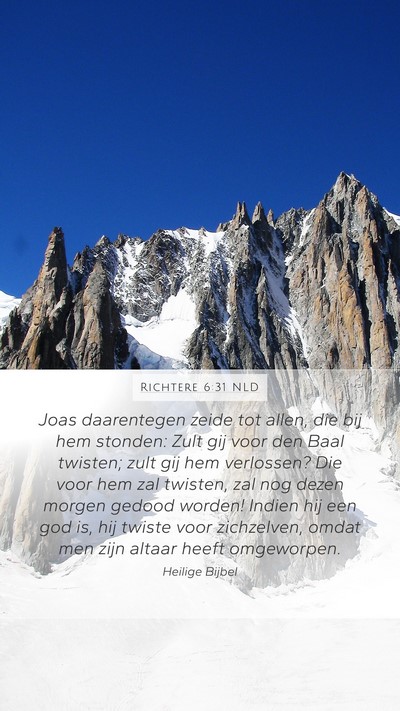 Richtere 6:31 NLD Bible Verse Image