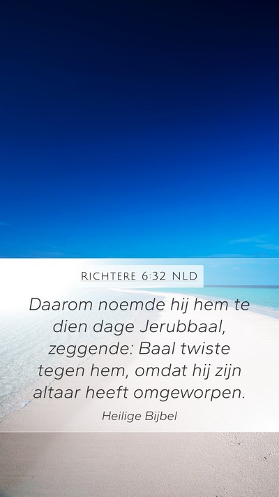 Richtere 6:32 NLD Bible Verse Image