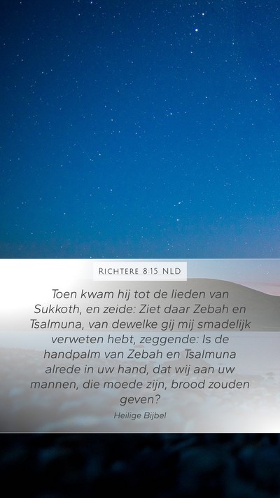 Richtere 8:15 NLD Bible Verse Image