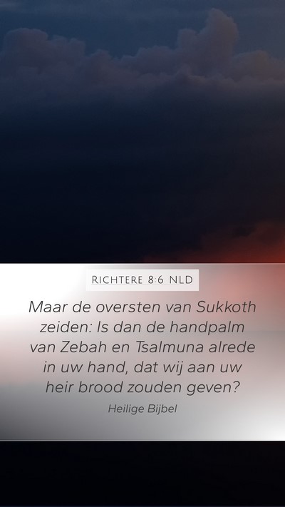 Richtere 8:6 NLD Bible Verse Image