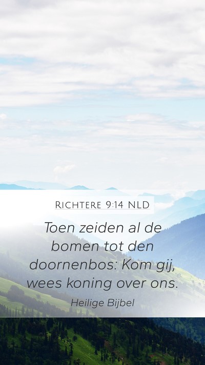 Richtere 9:14 NLD Bible Verse Image
