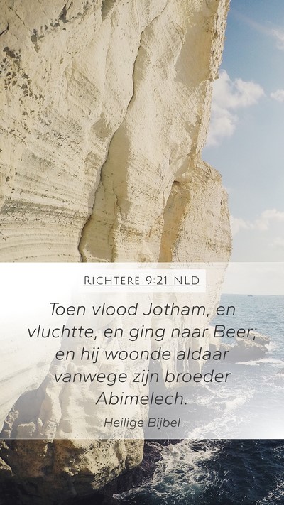 Richtere 9:21 NLD Bible Verse Image