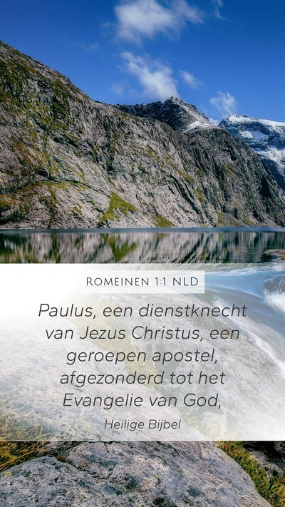 Romeinen 1:1 NLD Bible Verse Image